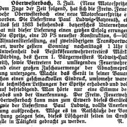 Bericht der Rottaler Zeitung von 1933 ( Zue Gerold)